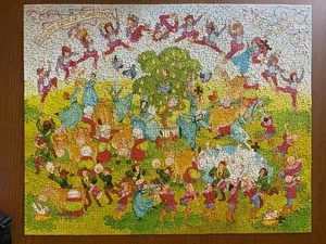 The 12 Twelve Days of Christmas Vintage Springbok Puzzle - 1000 Piece COMPLETE - Picture 1 of 3