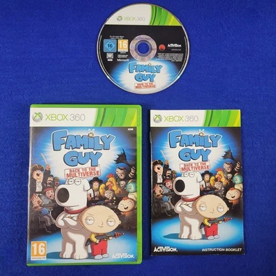 Xbox 360 FAMILY GUY BACK TO THE MULTIVERSE Juego (Funciona en EE. UU.) PAL UK Versión Foto 1 de 4