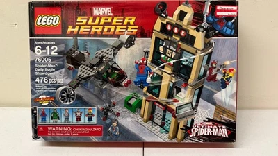 LEGO Marvel Super Heroes Spider-Man Daily Bugle Showdown 76005 New Sealed - Image 1 of 4