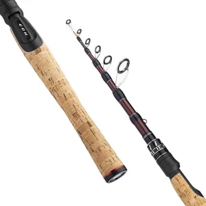 XPEDITE Portable Telescopic Fishing Rods, Spinning & Casting, 24T Carbon Blan... - Picture 1 of 7
