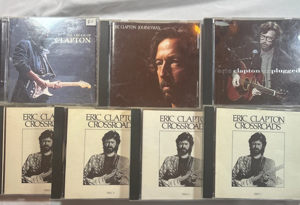ERIC CLAPTON 7 CD collection Crossroads Journeyman Unplugged Cream of Clapton - Image 1 of 4