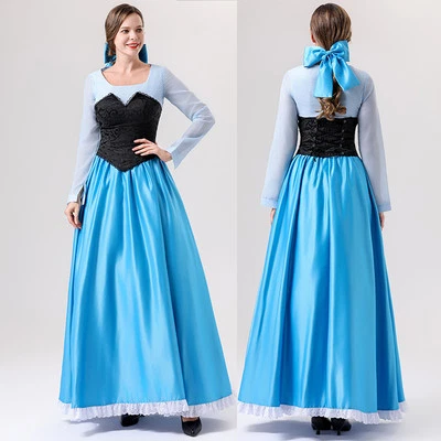 Косплей Русалочка Костюм Наряды Ариэль Костюм Взрослой Принцессы Платье - Изображение 1 из 4