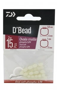 Daiwa Perles Molles Ovales Phospho - 20/pcs/pk - Imagen 1 de 3