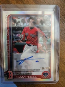 2025 Topps cromo - refractor Kristian Campbell #RA-KC/499 (AU, RC) - Imagen 1 de 2