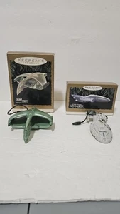Hallmark. Ornament Lot USS Voyager And Romulan Warbird - Picture 1 of 4