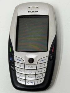 Nokia 6600 Grey Mobile Phone – No Battery – Untested – Spares or Repair – - Afbeelding 1 van 8
