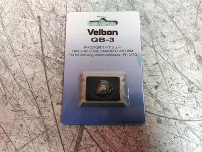 New Velbon QB-3 PH-237Q Quick-Release Camera Platform Plate - Image 1 of 4