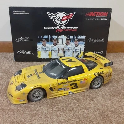 DALE EARNHARDT RACED 24 HOURS DAYTONA CORVETTE 1/18  ACTION Diecast 2001 C5 - Image 1 of 4