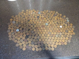 Lotto di 351 penny di grano. Condizioni E Anno Varia - Foto 1 di 7