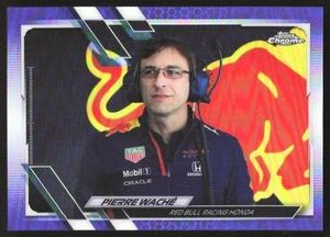 PIERRE WACHÉ 2021 TOPPS CROMO FORMULA 1 VIOLA RIFRATTORE #85 204/399 RED BULL - Foto 1 di 3