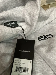 Bad Birdie Rec League Hoodie Heather Gray Size Small 44x26.5” New - Picture 1 of 15