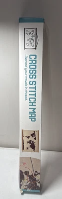 Large Cross Stitch Map Kit, Record Your Travels in Thread by SuckUK. Ideal Gift - Image 1 of 4