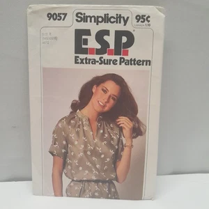 Top túnica suéter vintage Simplicity 9057 patrón de costura talla 14/16/18 corte - Imagen 1 de 2