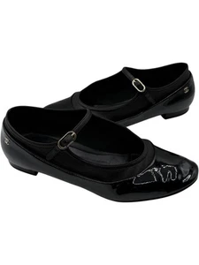 Chanel charol y piel de cordero Mary Jane ballet planos - talla 40,5 - Imagen 1 de 11