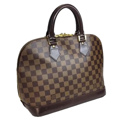 Auténtico bolso de mano Louis Vuitton Alma PM marrón Damier Level asa superior  Foto 1 de 4