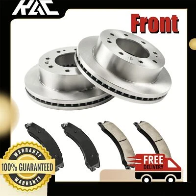 55191 D1411 Front Disc Brake Pads Kit for GMC Sierra 3500 HD 2011-2019 Foto 1 de 4