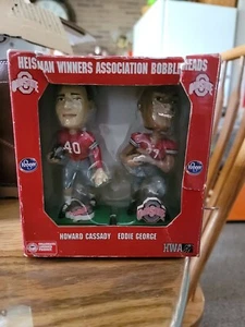 Ohio State Buckeyes Heisman Winners Bobbleheads Eddie George and Howard Cassady  - Picture 1 of 6