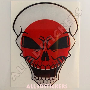 Aufkleber Flagge Japan Schädel Kleber Aufkleber Harz gewölbt Auto Motorrad Tablet Laptop 3D - Bild 1 von 3