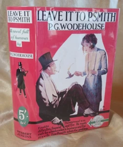P. G. Wodehouse "Leave It To Psmith" (Blandings) Herbert Jenkins Hardback w/FDJ - Picture 1 of 9