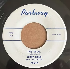 Jerry Field & The Lawyers 45-The Trial-1959 Hilarious Novelty-HEAR-G - Foto 1 di 2