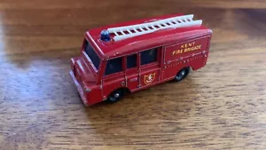 57-C2 Near MINT!! Land Rover Fire Truck Lesney Matchbox circa '66 - Picture 1 of 6