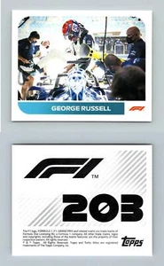 George Russell #203 Formula 1 Season 2021 Topps Sticker - Picture 1 of 1