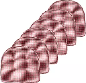 Chair Cushion Memory Foam Pads Tufted Slip Non Skid Rubber Back U-Shaped 17" X 1 - Picture 1 of 12