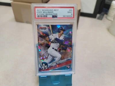2017 Bowman's Best Cody Bellinger Atomic Refractor PSA 9 Rookie T7262 - Image 1 of 4