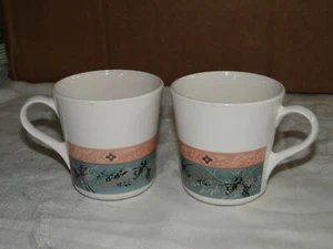 Set of 2 Corning Corelle MESA VERDE Pattern Coffee Cups - Picture 1 of 2