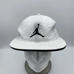 Nike Air Jordan Jumpman White Hat Cap Snap Back Size Youth - Picture 1 of 10