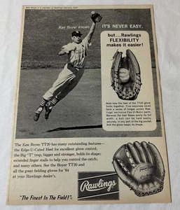 1964 Rawlings ad ~ KEN BOYER ~ TT20 baseball glove - Picture 1 of 1