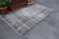 Turkish rug, Vintage wool rug, Livingroom rug, Area rug, 4.1 x 7.5 ft. MBZ0685