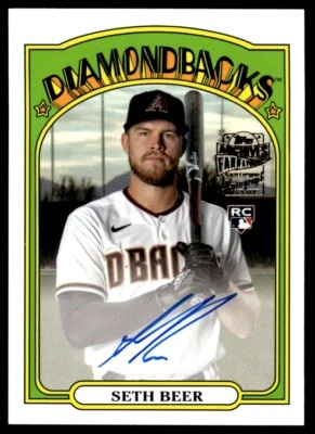 2022 TOPPS ARCHIVES FAN FAVORITES AUTO Seth Beer - Image 1 of 2