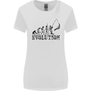 Evolution Eines Fischer Lustig Fischer Damen Breiter Schnitt T-Shirt