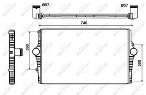 Charge Air Cooler AIM Fits Volvo V70 1999-2007 S60 2000-2002 XC70 2000-2007 - Picture 1 of 7