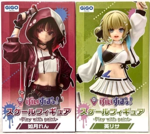 VSPO! Scale Figur Hanabusa Lisa Kisaragi Len GiGO limitiert 2 Stück NEU Japan - Bild 1 von 6