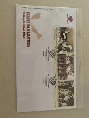 Malaysia 2020 fdc malaysia day first day cover perlis kangar chop - Image 1 of 2