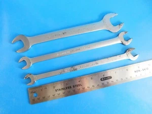 USED, SNAP ON TOOLS " LOW TORQUE" SAE THIN WRENCH'S , LOT OF 3, USA - Picture 1 of 7