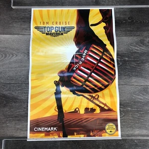 Top Gun Maverick 17"x 11" Original Promo Movie Poster Cinemark Tom Cruise Small - Bild 1 von 9