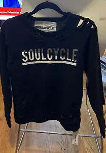 Soul Cycle Distressed Pullover Sweatshirt S - Picture 1 of 4