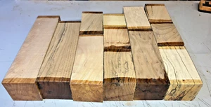 75MM QUADRATI LOTTO 12PZ 298A OLMO ACACIA SICOMORO TORNITURA LEGNO LEGNO VUOTO - Foto 1 di 1
