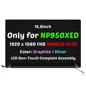 15.6" for Samsung Galaxy Book2 Pro NP950XED-KA5FR OLED LCD Top Assembly Graphite - Picture 1 of 5