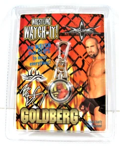 Reloj vintage 1999 Bill Goldberg WCW World Wrestling con clip - sin abrir - Imagen 1 de 1