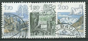 Suiza 1983 paisajes signo zodiacal sellado 1242/44 - Imagen 1 de 1