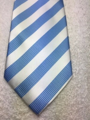 HPI DIRECT CORBATA HOMBRE AZUL CIELO Y BLANCO RAYAS 3,75 X 59 NUEVA SIN ETIQUETAS Foto 1 de 4