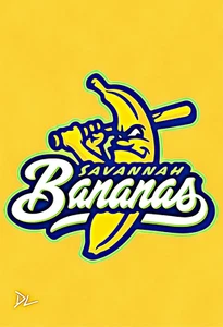 Savannah Bananas "Banana Ball" Pop Art Druck - 13 x 19 Poster - Bild 1 von 1