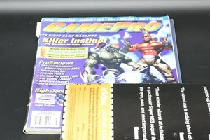 GamePro Video Game Magazine March 1995 Killer Instinct w/ Pitfall Poster - Picture 1 of 1