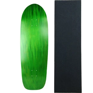 Moose Skateboards Old School 10" x 33" Stained Green Blank Skateboard Deck + Gr - Picture 1 of 4