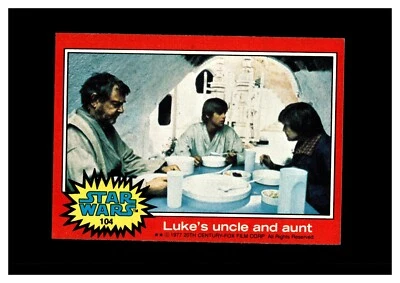 1977 Topps Star Wars #104 Luke's uncle and aunt - Image 1 of 2