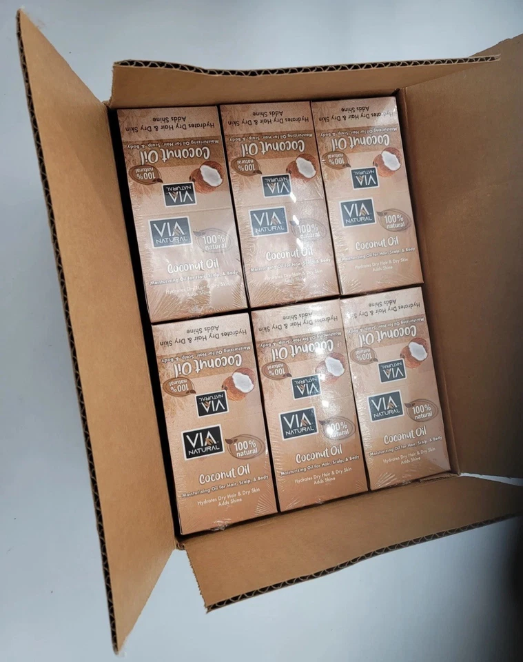 Aceite de coco Via Natural Ultra Care 1,5 oz, paquete de 12 Foto 1 de 1